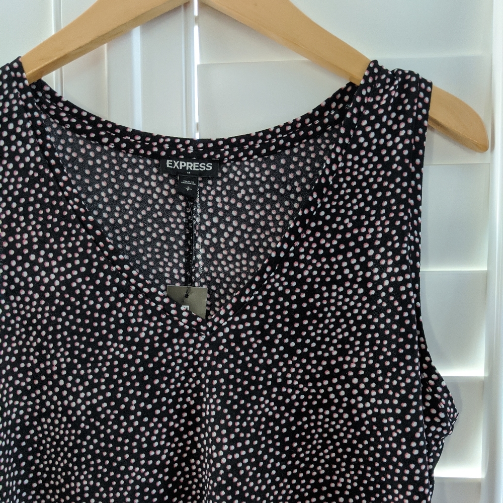 Dot Spotted Tank Top